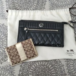 Coach Wristlet and mini wallet